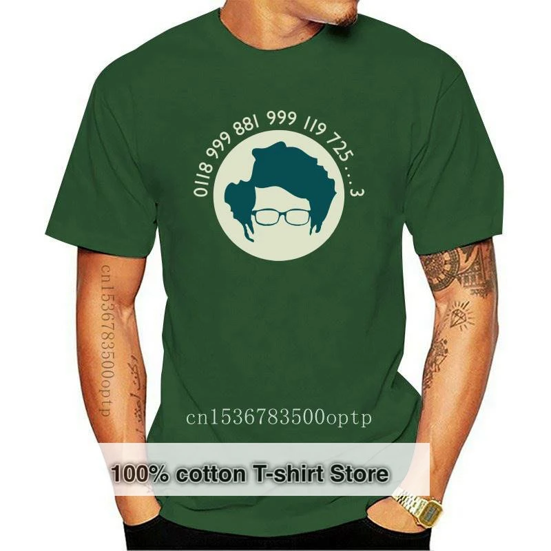 

New 100% Cotton O-neck Custom Printed Tshirt Men T shirt Moss Emergency - It Crowd Women T-Shirt