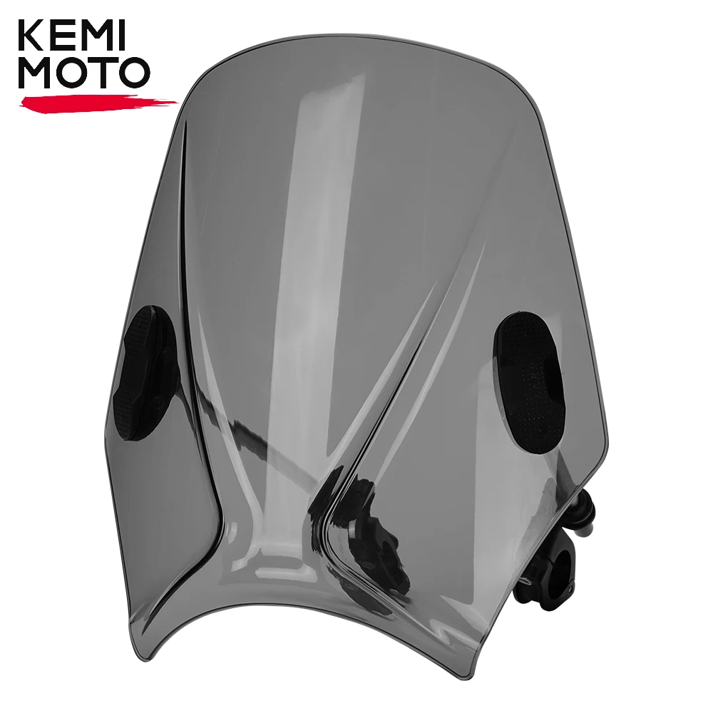 

Motorcycle Universal Windscreen For Honda Rebel CMX300 500 For Yamaha For Suzuki GXSR 600 750 For Kawasaki Windshield Deflector