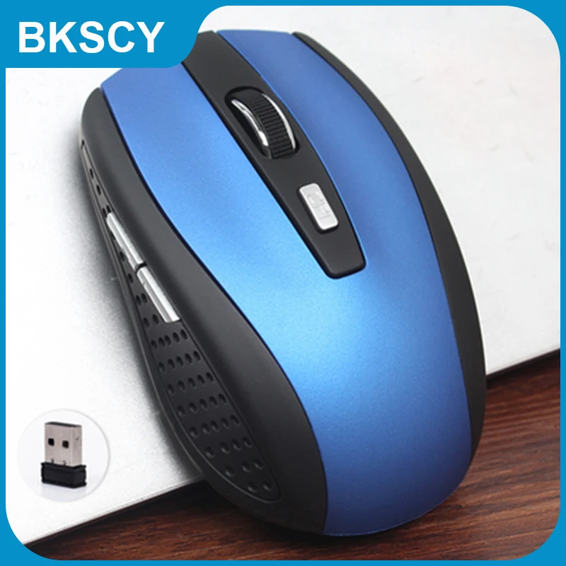 

2.4Ghz Wireless Gaming Mouse1600 DPI Optical PC Mouse With USB Receiver Mice For PC Laptop 2 AAA Battery Wireless Optical Mouse