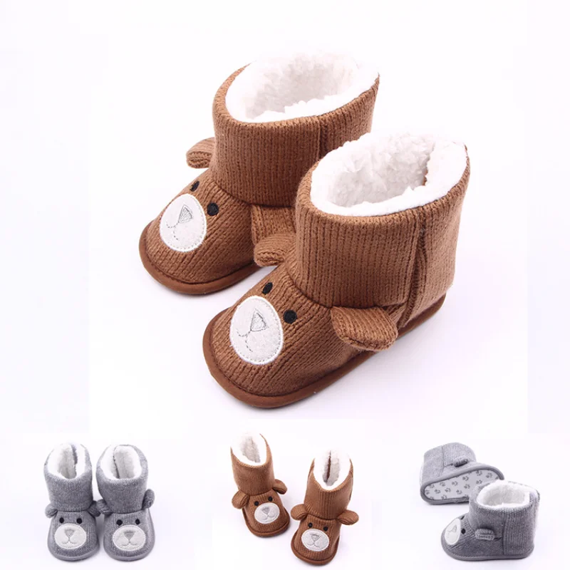 

Baby Winter Boots Infant Toddler Newborn Cute Cartoon Shoes Girls Boys First Walkers Super Keep Warm Snowfield Booties Boot