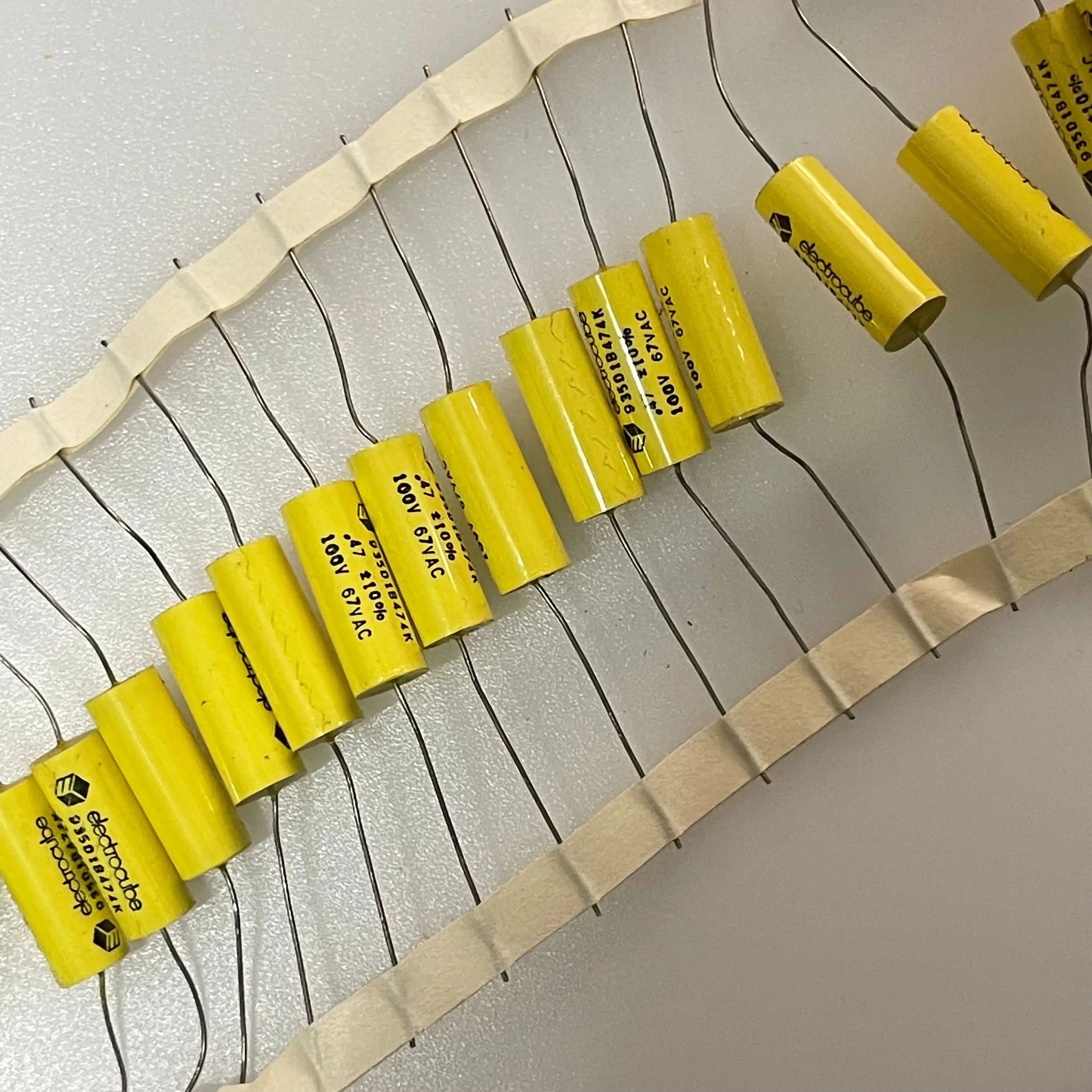 

American electronic club electrocube 100V 0.47UF Fever frequency division audio electrodeless capacitor