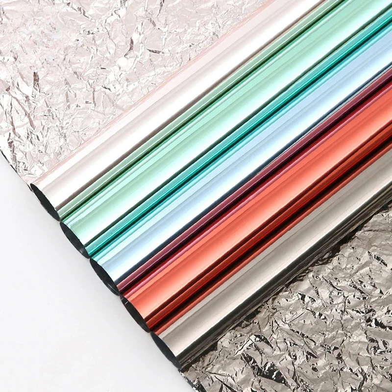 Зеркальная Водонепроницаемая Цветочная фотобумага 40 шт. упаковочная бумага для