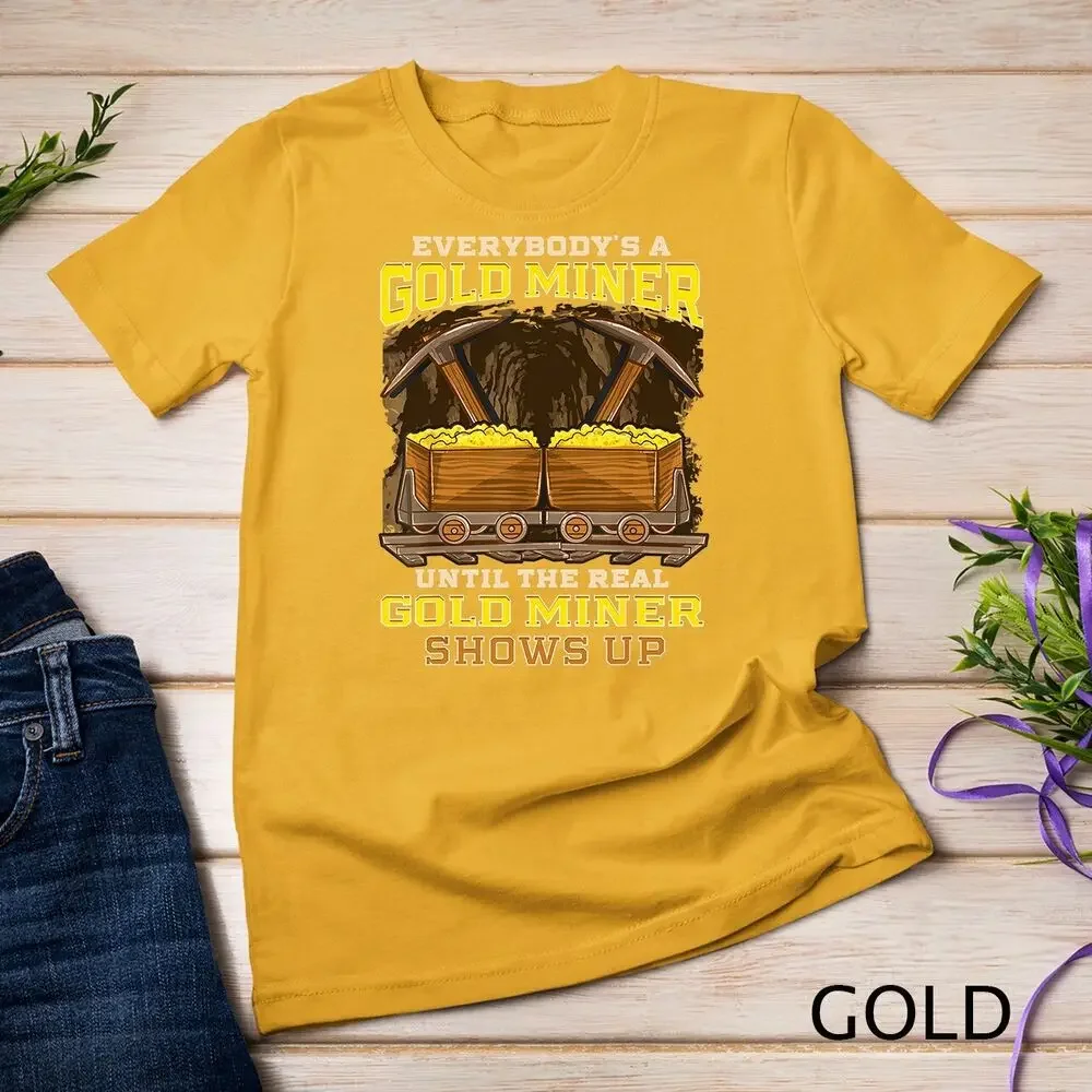 Мужская футболка Хлопок для майнинга |