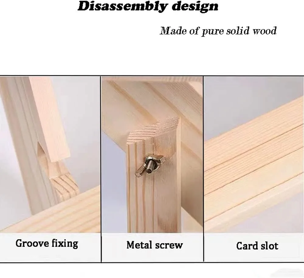 2-Tier Retail Display Rack, Wooden Earring and Ring Display Rack, Storage Rack,Jewelry or Coins（15.6x6.7x3.15 Inch）