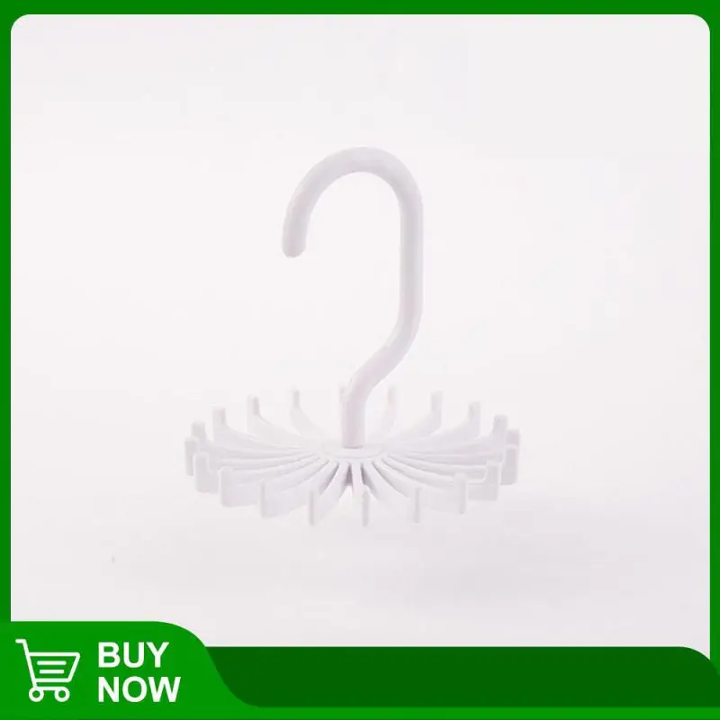 

Storage Rack Household Hanging Storage Hooks Holder Hook Home Kitchen Bathroom Tie Rack 20 Neck 360 Degree Rotating Belt Hangers