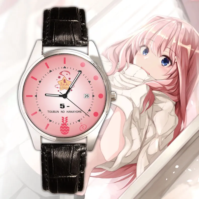 Кварцевые наручные часы Накано Нино Мику итацки с аниме для косплея подарки пар -