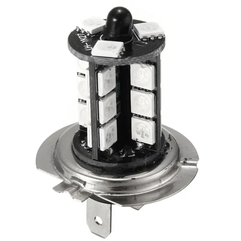 H4/H7/H11/9005/9006 2 шт. противотуманные фары/лампы дальнего света-5050 RGBW LED 27SMD с 24