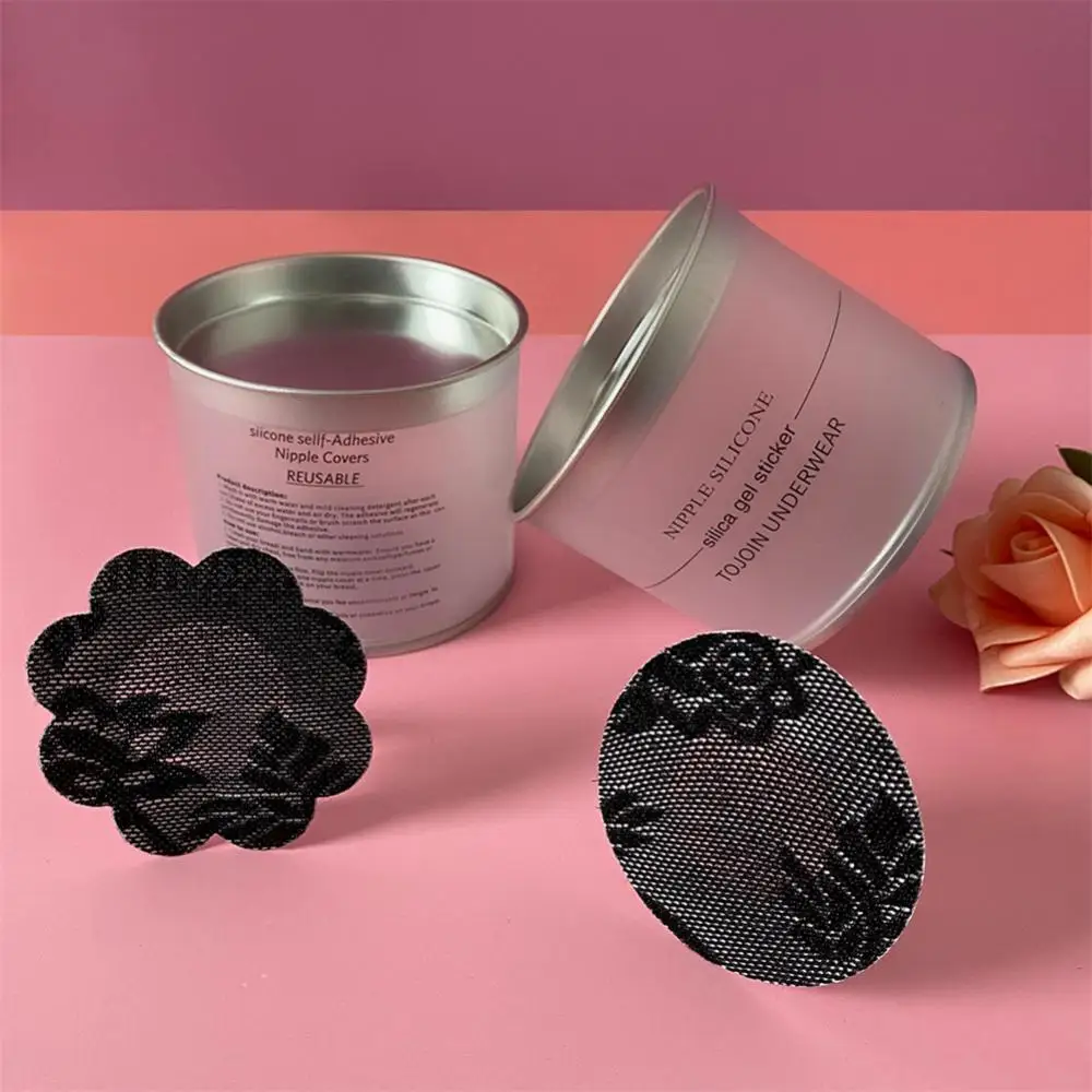 

60 шт., самоклеящиеся черные женские накладки на соски