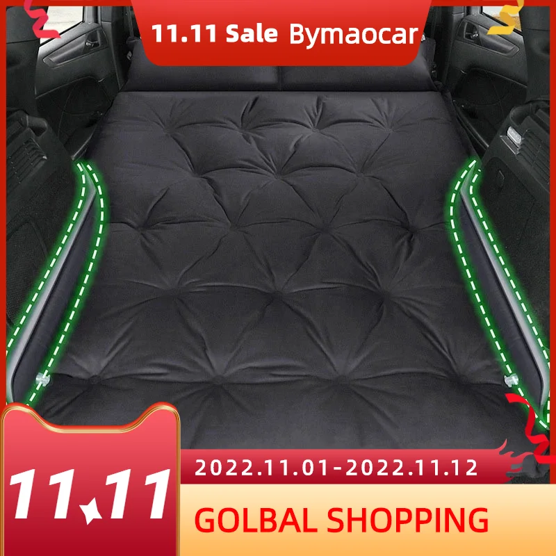 Скидка Автоматический многофункциональный надувной матрас, специальный воздушный матрас для внедорожников, кровать для взрослых в машину, кроват...