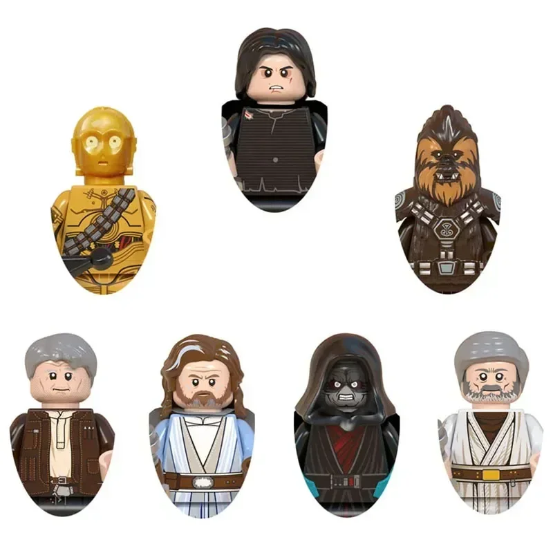 

Movie Game Toy WM6091 Mini Robot Figure Toy Bricks Assembling Doll Building Blocks Boy's Birthday Present