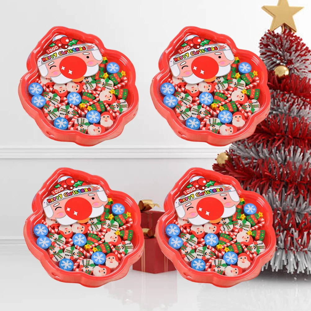 

Ластики рождественские для детей ластик праздник Xmasparty мини сантадия Канцтовары пазл школьные сувениры стол студенты Новинка Rubbercute