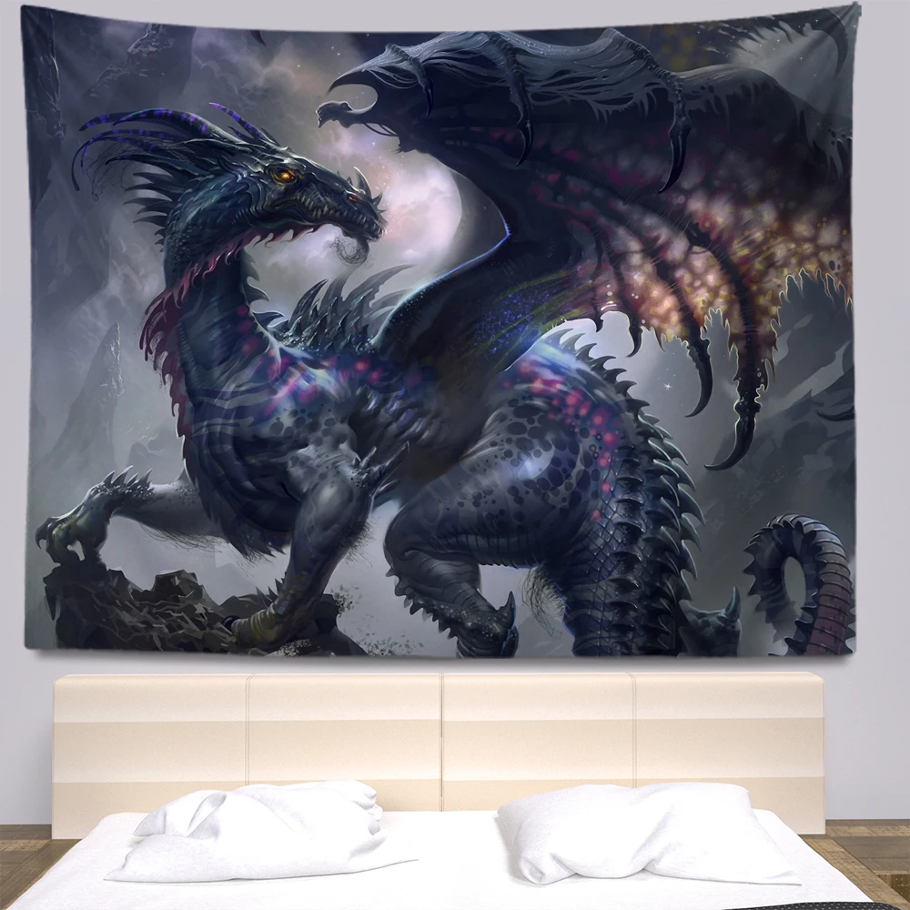 Dragon Tapestry Wall Tapestry Decoration Anime Tapestry Aesthetics Bedroom Living Room Dormitory Home Decor