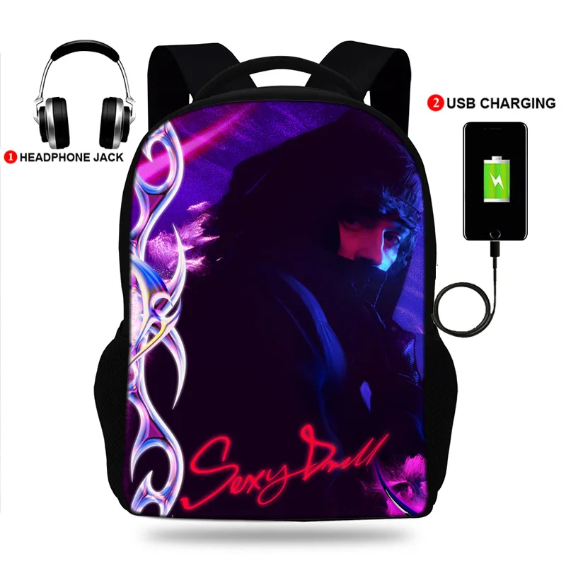 Usb Charge Student Bookbag
