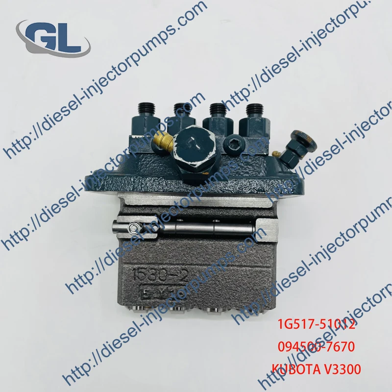 

High Pressure 4-cylinder Fuel Pump Head 1G517-51012 for V3300-BG V3300-T-BG Engine Parts