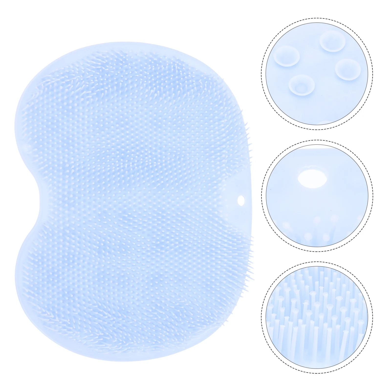 

Foot Shower Scrubber Mat Bath Cleanermassage Brush Floor Bodypad Feet Exfoliatingscrubbers Usescrub Scrubbing Silicone
