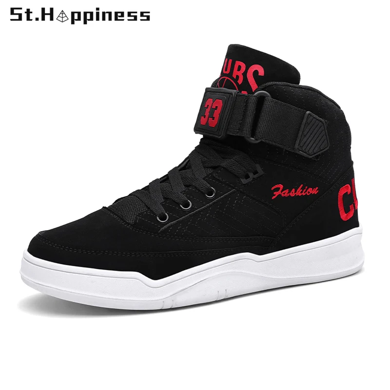 

Новинка 2022 года; Мужская обувь; Модная кожаная повседневная обувь с высоким берцем; Уличная Нескользящая спортивная обувь; Классические кро...