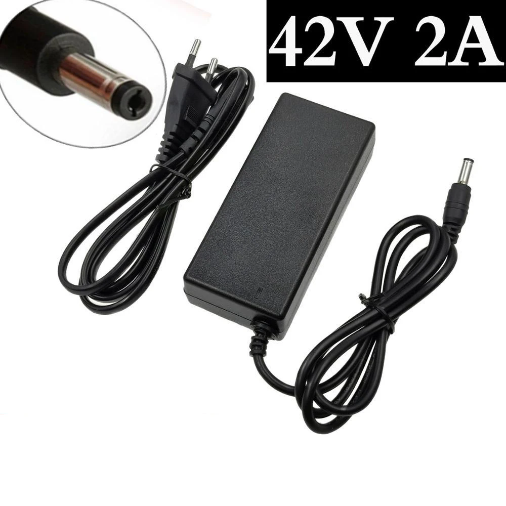 

36V 2A battery charger Output 42V 2A Charger Input 100-240 VAC Lithium Li-ion Li-poly Charger For 10Series 36V Electric Bike