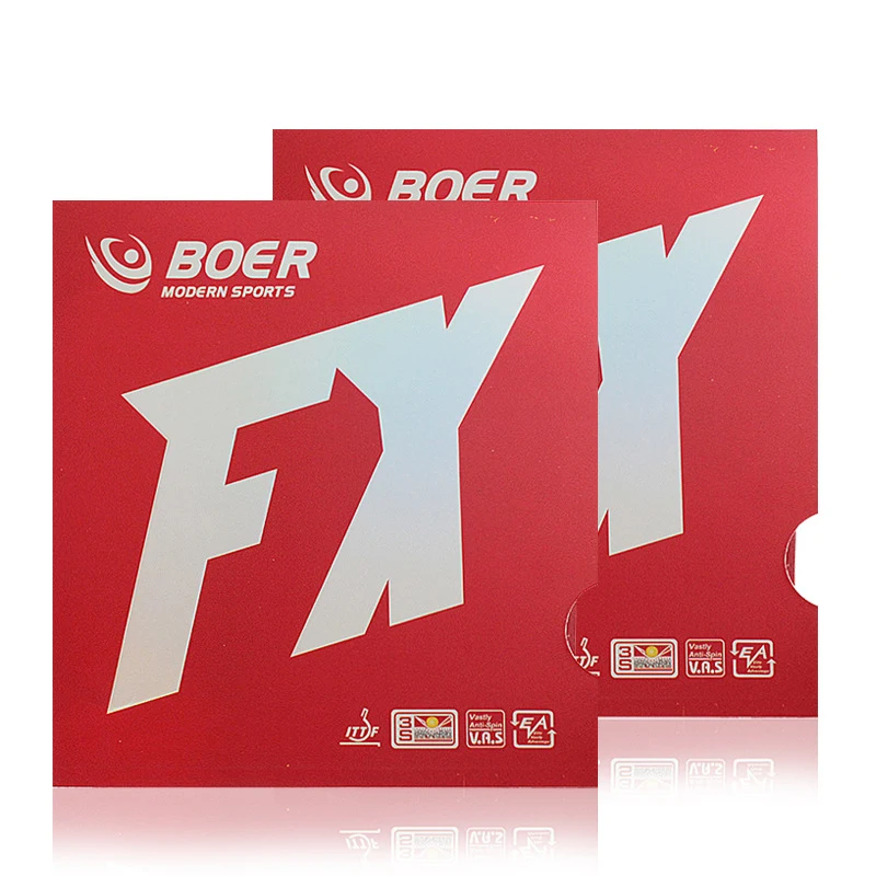 

1PC BOER FX Ping Pong Rubber ITTF Standards Pimples In High Elasticity Sponge Sticky Table Tennis Rubber For Beginners Training