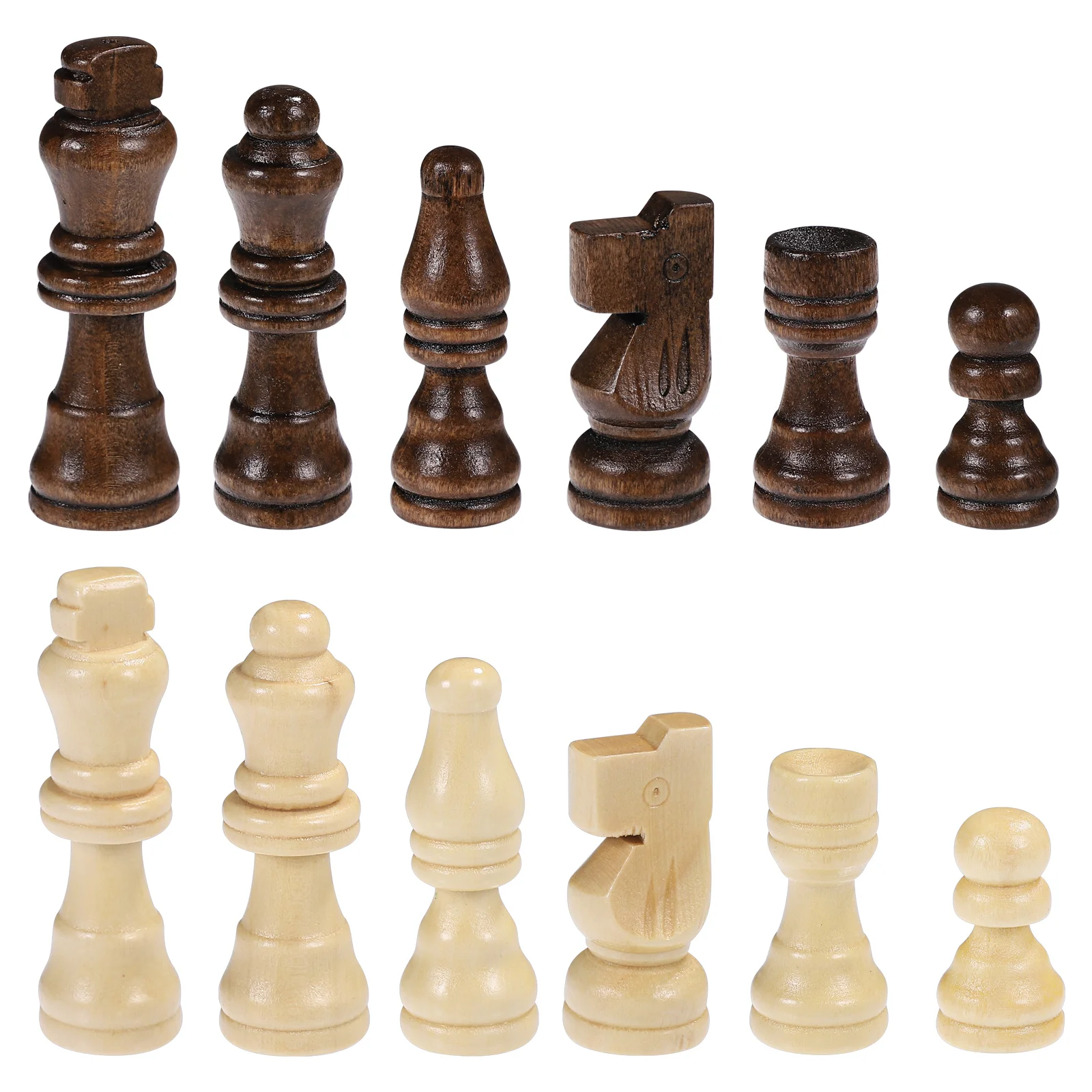 

Mens Travel Accessories Chess Game Pawns Wooden Interactive Toys Aldult Bamboo Man