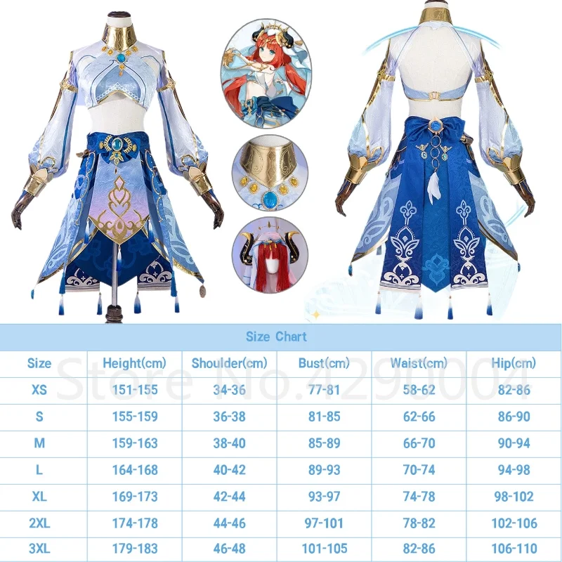 

Костюм для Хэллоуина для вечевечерние НКИ Genshin Nilou, полный комплект одежды для женщин, игровые костюмы Nilou, косплей-костюм, реквизит из красны...