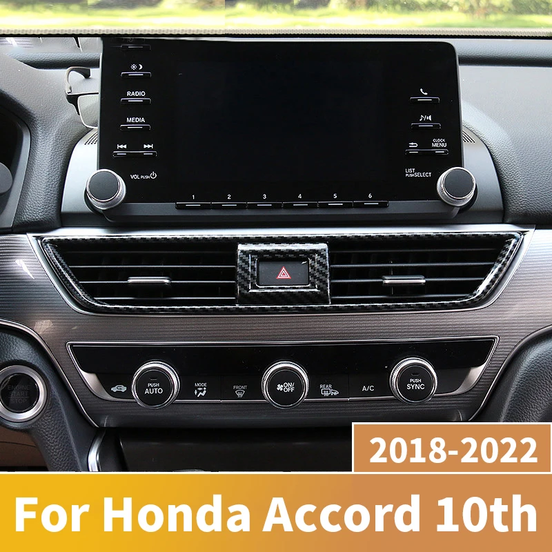 

Автомобильная наклейка на решетку вентиляции для Honda Accord 10, 2018, 2019, 2020, 2021, 2022
