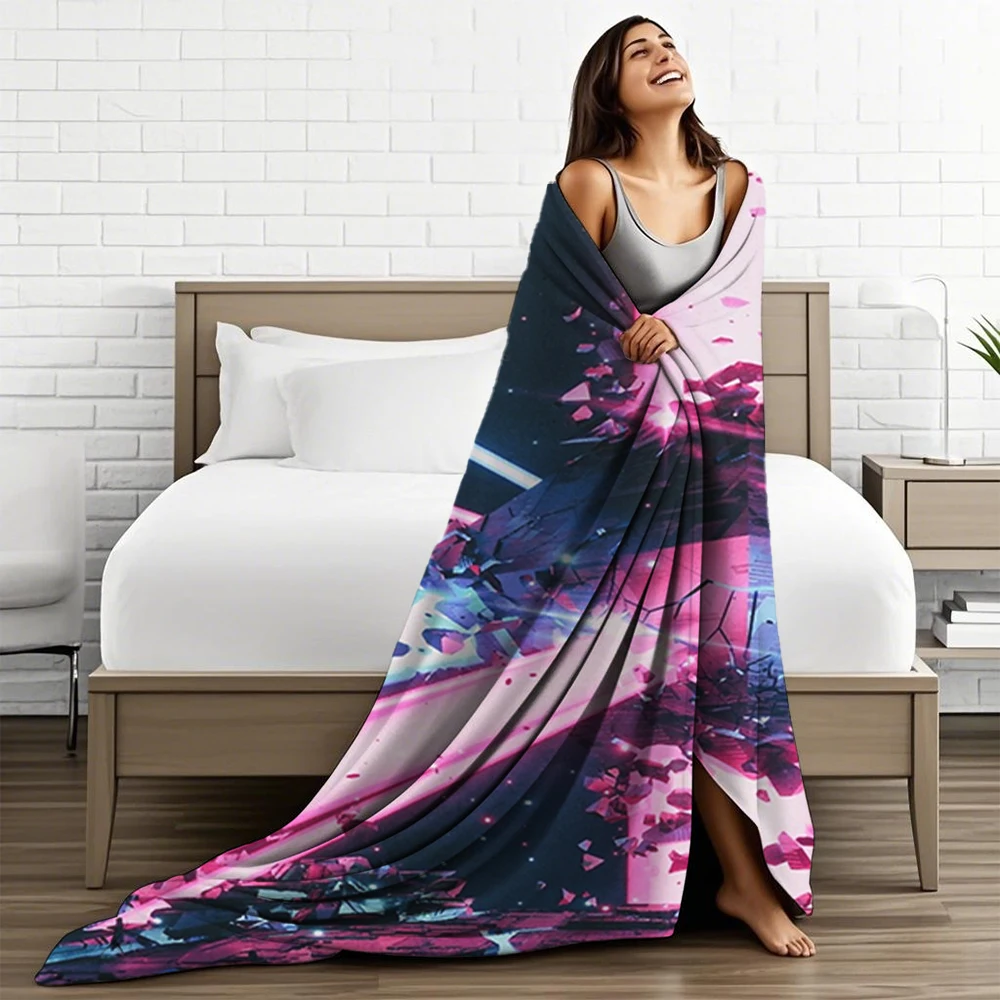 Фланелевое одеяло HELLSTAR для гостиной кухни дышащие устойчивые к морщинам одеяла