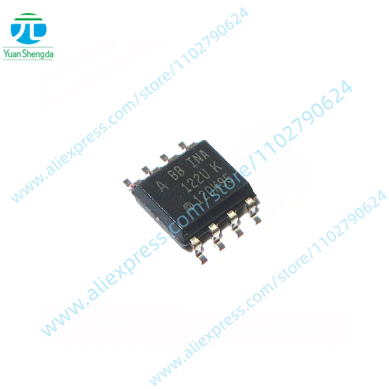 

1PCS New Original INA122UK Instrumentation Amplifier Chip SOP8 INA122U