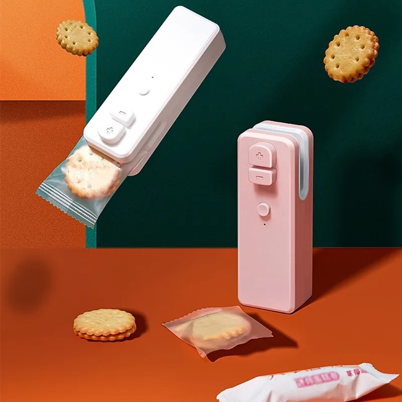 

Аппарат для запечатывания пакетов с USB-зарядкой, портативная Улучшенная Магнитная упаковочная машина для еды, закусок, пластиковых пакетов,...