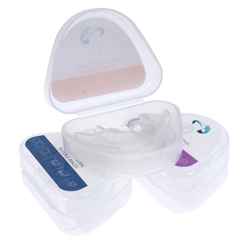 

3 этапа, Стоматологические Ортодонтические ортодонтические скобы, Защита рта, выпрямитель для зубов, мягкий и эластичный материал