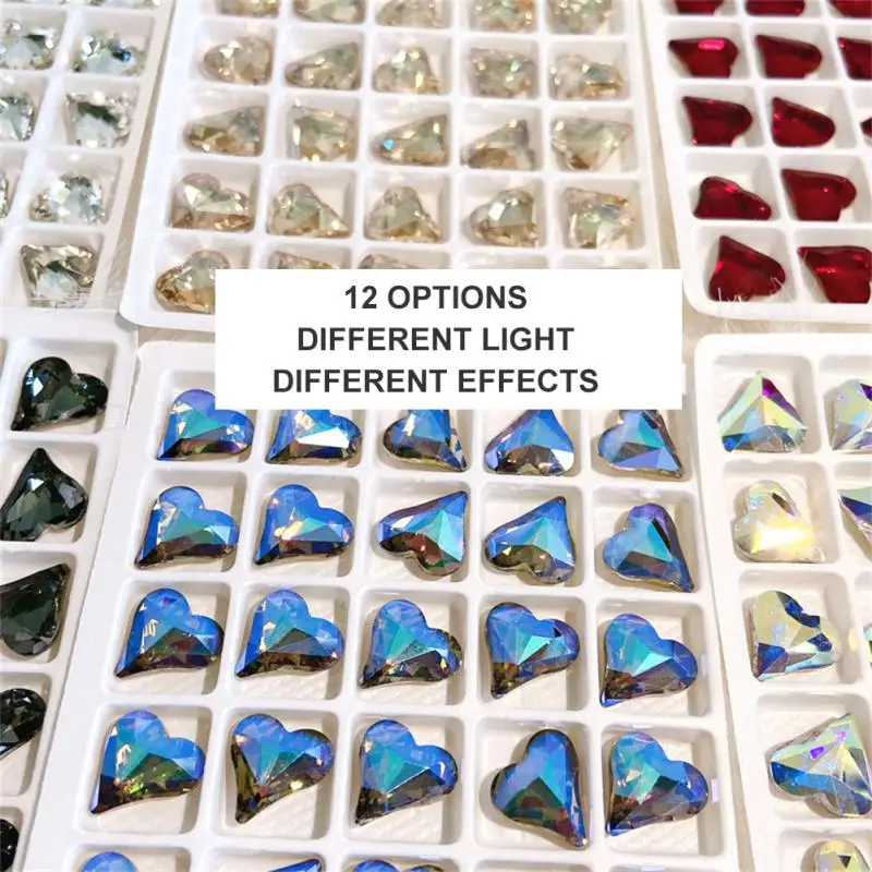 Стеклянный камень блестящий разноцветный Модный высококачественный модный