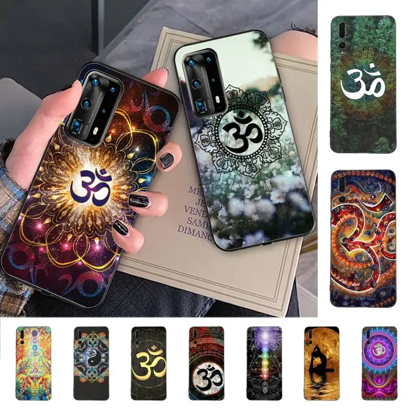 

YNDFCNB Aum Om Yoga Phone Case for Huawei P30 40 20 10 8 9 lite pro plus Psmart2019