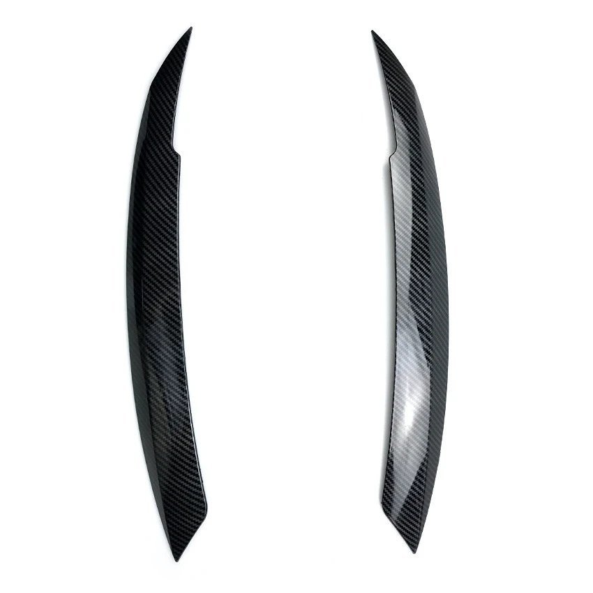 

Для Volkswagen Jetta/Sagitar MK6 TSI TDI Hybrid 2010-2018 глянцевый черный/углеродный вид ABS автомобильная злая фара брови веко корпус