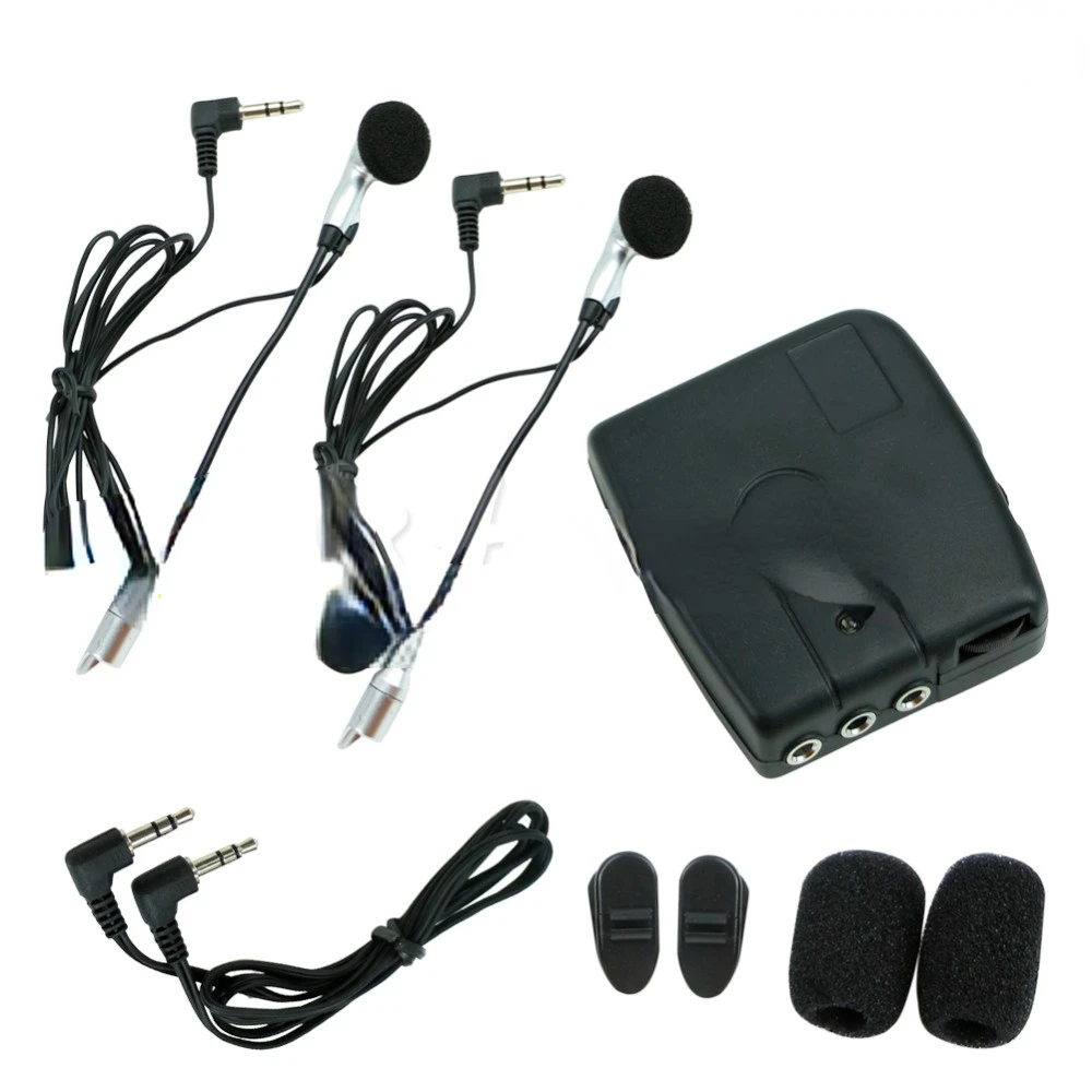 

2-way Motorcycle Motorbike Helmet Intercom Headset Communication System New Hot