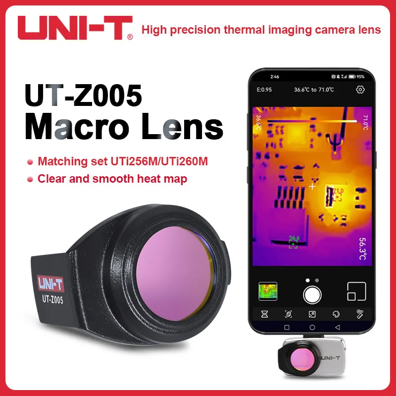 

UNI-T UT-Z005 Infrared Thermal imager Micro Lens for UTi256M/UTi260M HD High Definition Lens