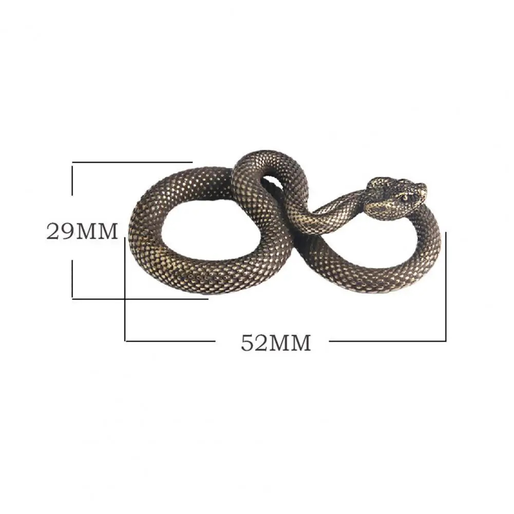 

Винтажный керамический брелок-змея