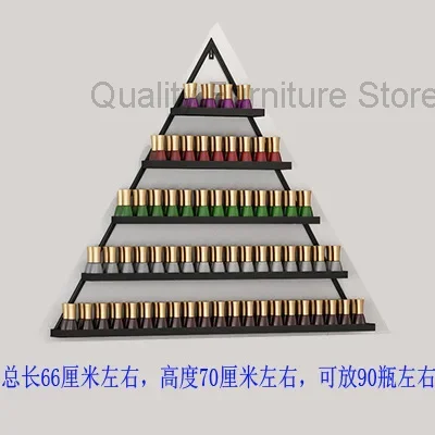 Настенные держатели для ногтей в скандинавском стиле железный стеллаж маникюра