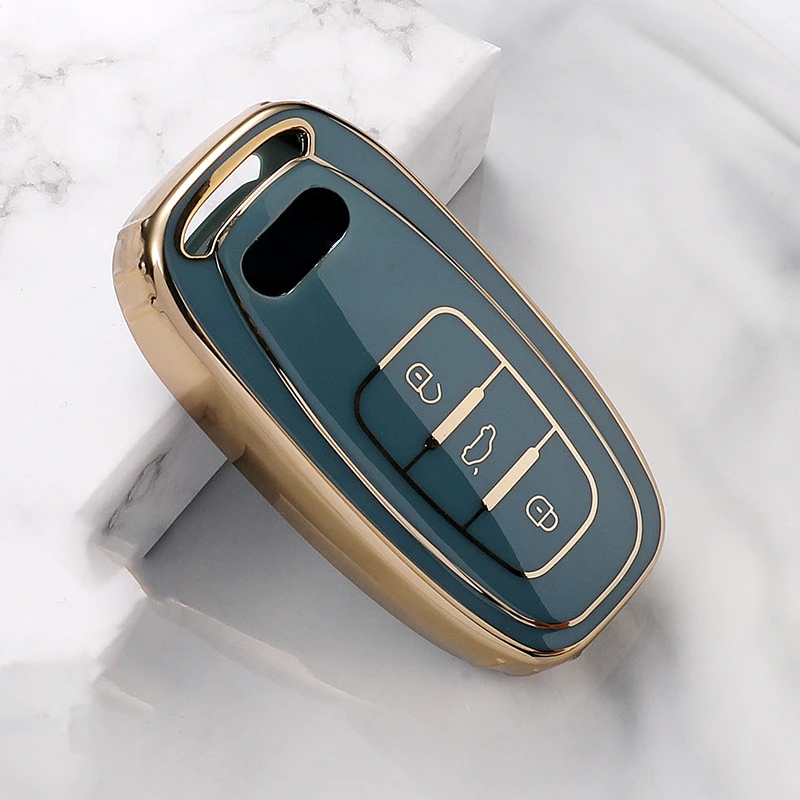

Car Key Case Cover Key Bag For Audi A1 A3 8v A4 B8 B9 A6 A5 C7 Q3 Q5 Q7 Tt Auto Accessories Holder Shell Keychain Protect Set