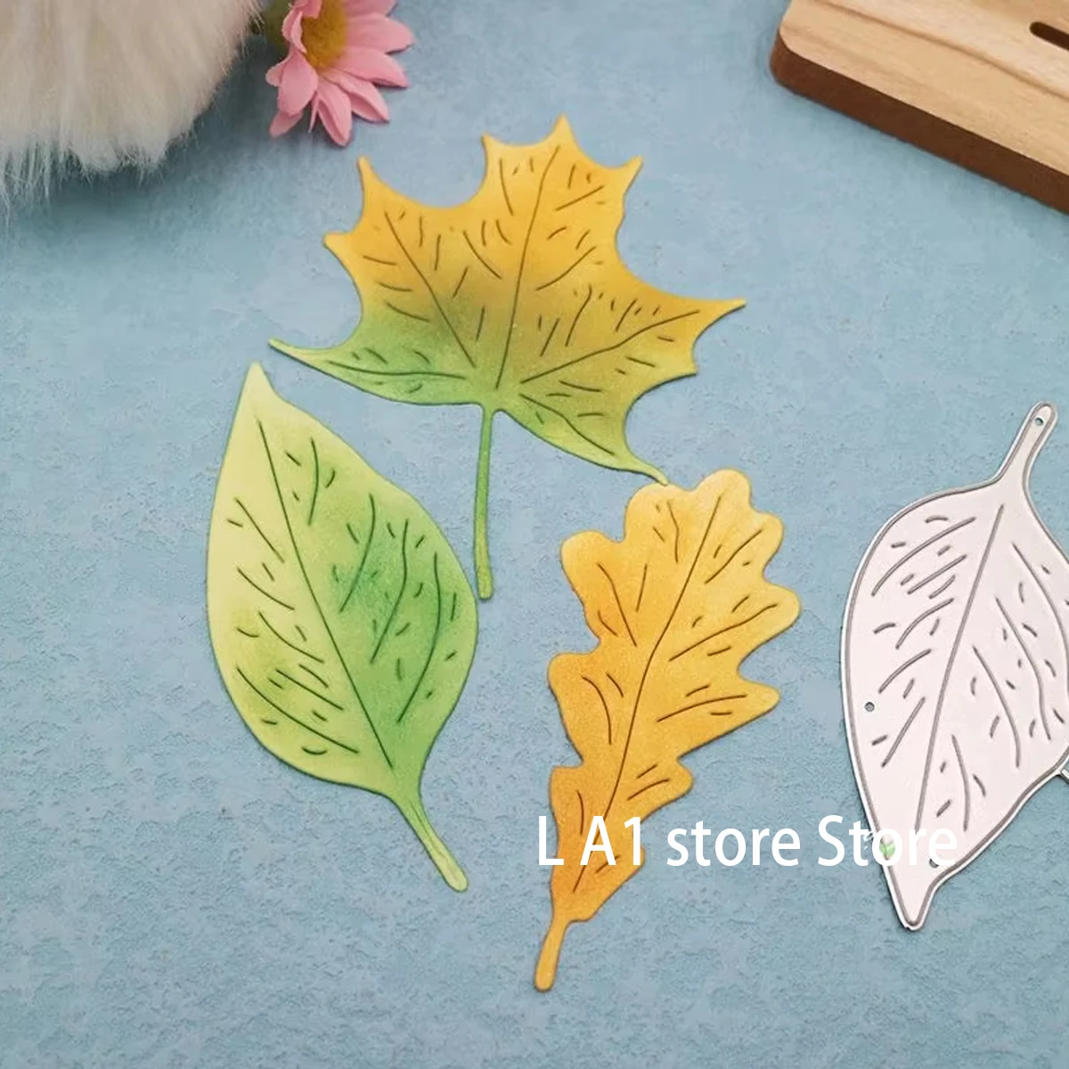 Закладки с кленовым листом бирка для скрапбукинга высечки трафарет сделай сам