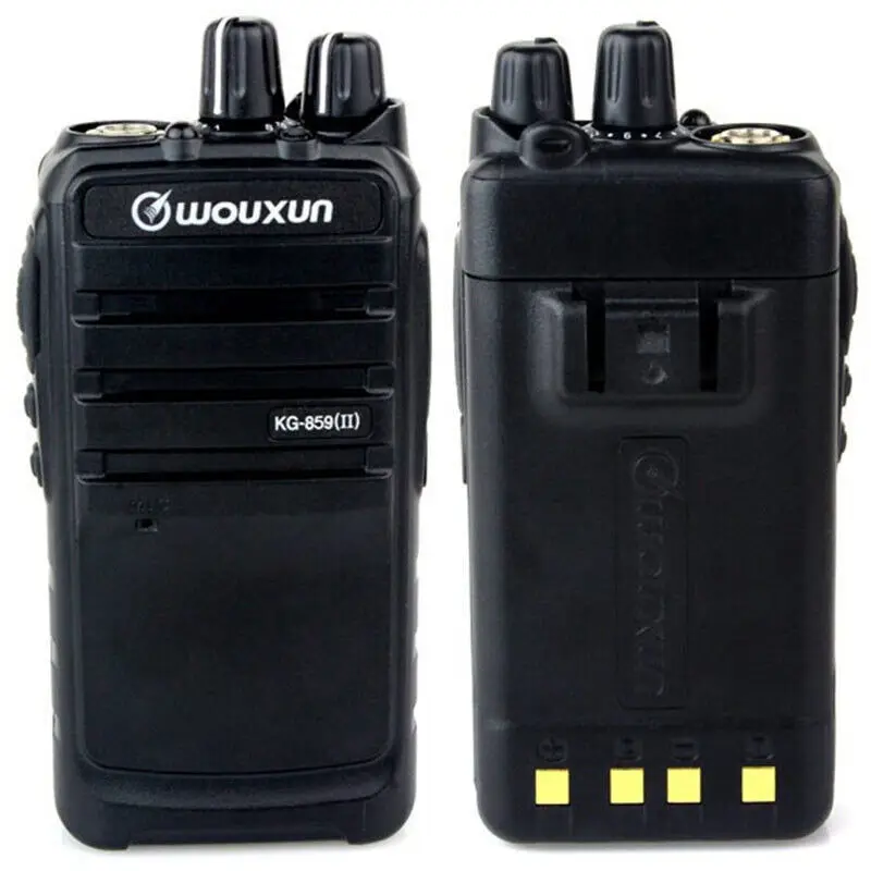 10 шт. радио рация WouXun KG-859(II) 5 Вт UHF 400-519.995 МГц 16CH DTMF VOX фонарик FM SOS сигнализация