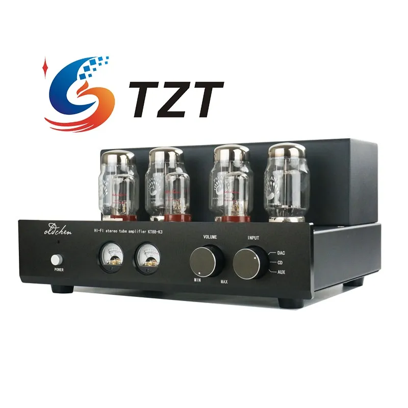 TZT KT88-K3 стерео электронный ламповый усилитель 45Wx2 выход для ламп PSVANE 6SN7GT