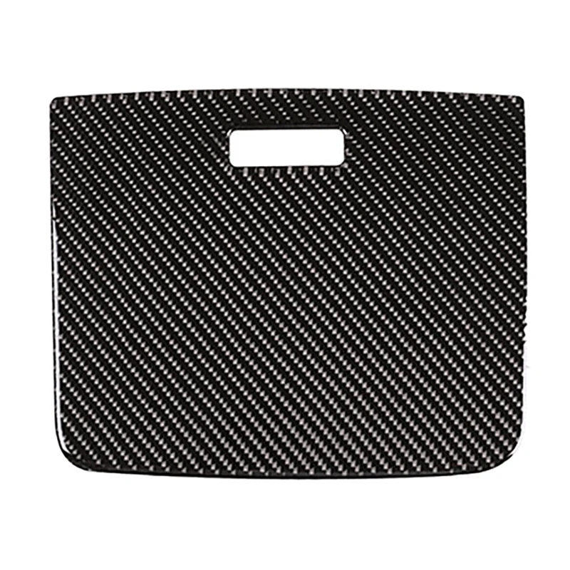 

Car Soft Carbon Fiber Central Storage Box Cover Trim For Touareg 2011-2018
