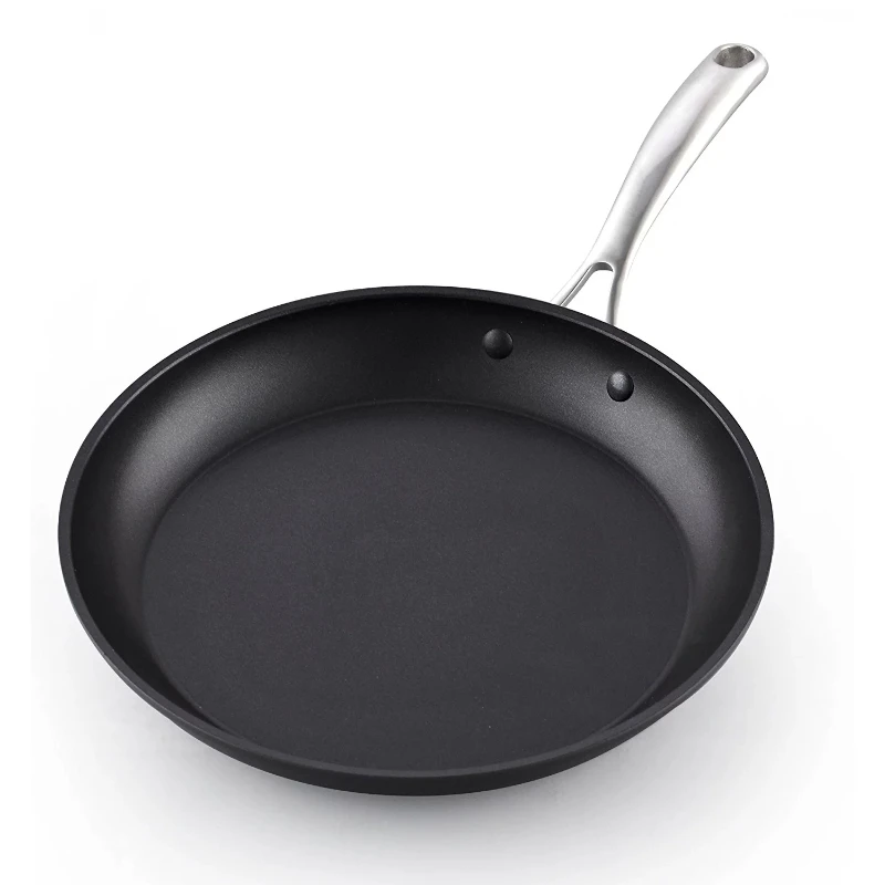 

12-Inch/30cm Nonstick Hard Anodized Fry Saute Omelet Pan, Black