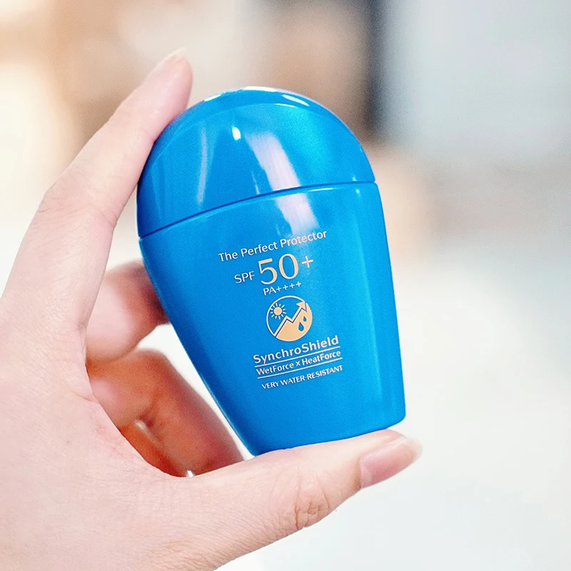 Фото Японский солнцезащитный крем Shiseido 50 мл 2-в-1, изоляция лица и тела, увлажняющая защита, сывороточный прохладный, нежирный морской Frontier UV SPF50 + №3