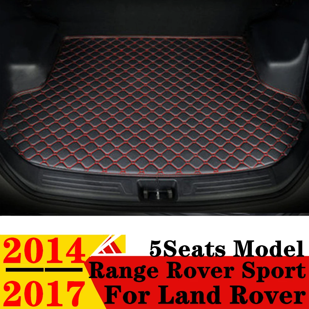 Автомобильный коврик в багажник для Land Rover Range Sport 5 мест 2017 2016 2015 2014 плоский