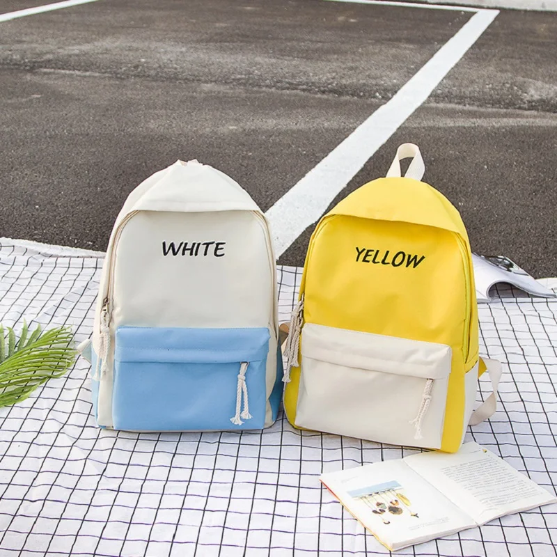 

High Quality New Arrival Women's Canvas Backpack School Bag For Girls Rucksack Design Backpacks School Bags Travel