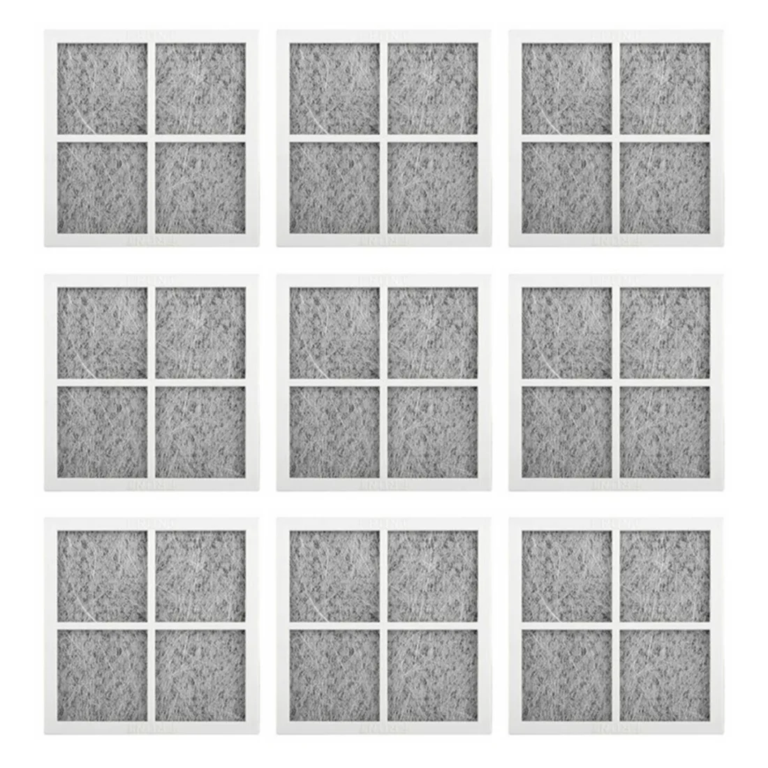 9 Pcs Replacement Air Filter for LG LT120F Kenmore Elite 469918 Refrigerator Adq73214402, Adq73214404