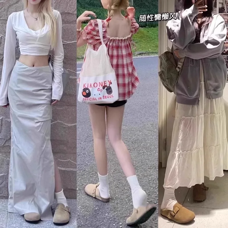 Туфли с закрытым носком низкие женские тапочки на мелкой подошве 202 резиновая