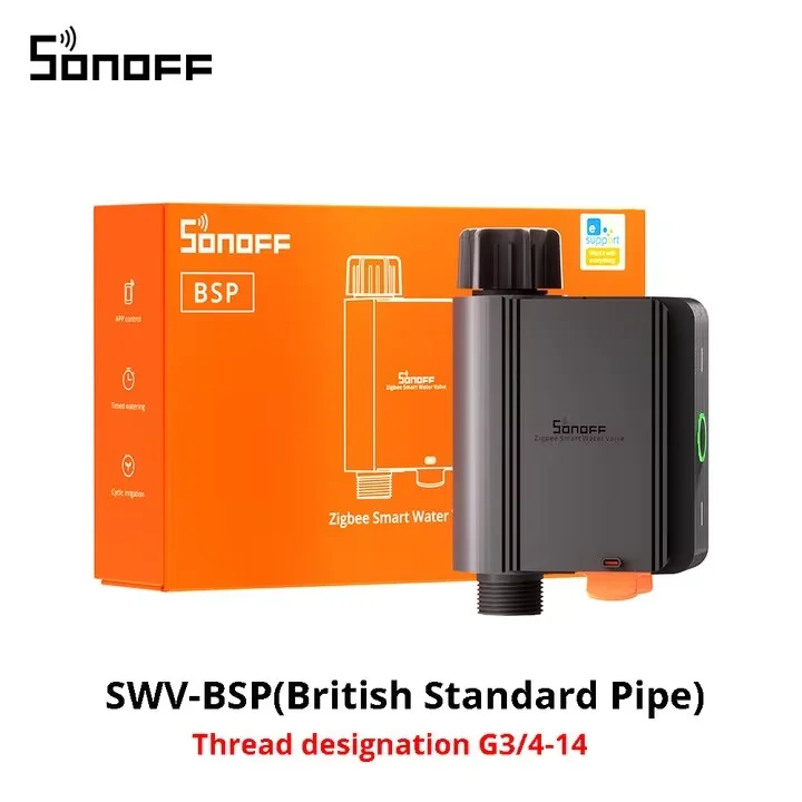 

SONOFF SWV Zigbee Умный водяной клапан для полива