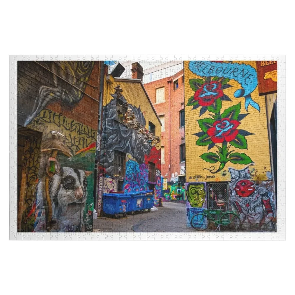 Пазл Melbourne Street Art Персонализированная детская игрушка Деревянные коробки
