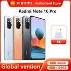 Смартфон Xiaomi Redmi Note 10 Pro, телефон, 6 ГБ 64 Гб 128 ГБ, Восьмиядерный процессор Snapdragon 732G, AMOLED дисплей 6,67 дюйма